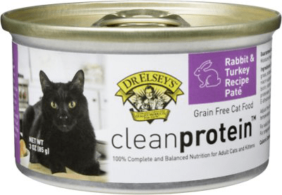 Dr Elsey s Cleanprotein Grain free Rabbit Turkey Recipe Cat Food Review